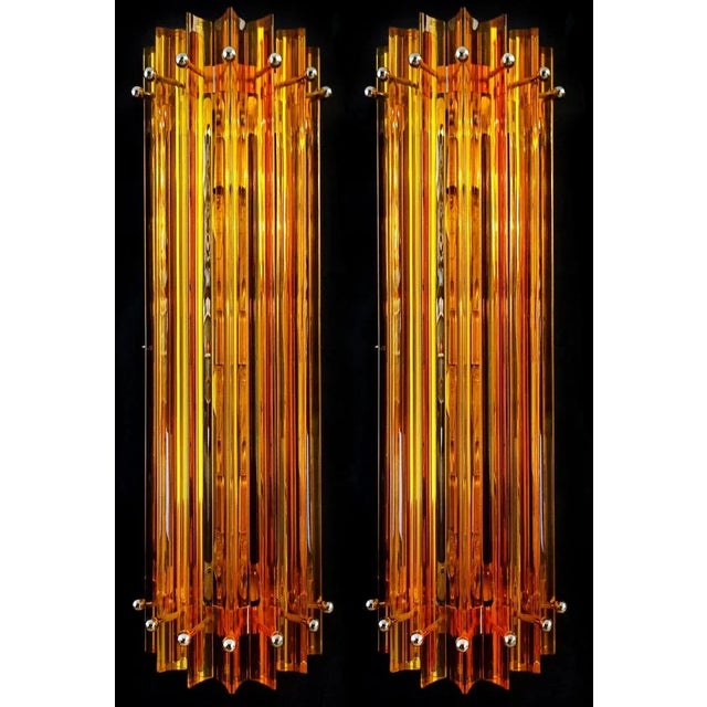 Mid-Century Italian Wall Sconces, 1990s, Set of 3 For Sale - Image 10 of 13