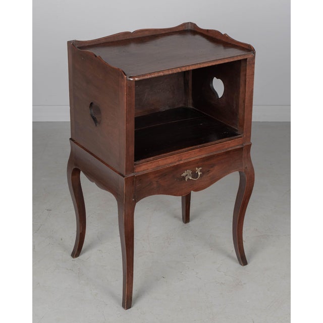 French Country French Country Louis XV Side Table or Nightstand For Sale - Image 3 of 8