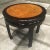 Chestnut Century Ebonized Pagoda End Table With Chinese Horse Leg & Burl Inlay Chin-Hua Collection For Sale - Image 8 of 13