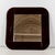 Wood Postmodern Italian Square Mirror with Dark Brown Lacquered Frame, 1980s For Sale - Image 7 of 9