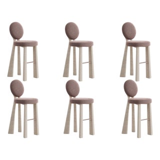 Mary II Bar Chairs by Ottiu, Set of 6 For Sale