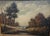 H. Schmidt, Shepherd in a Landscape, 1950s, Oil on Canvas, Framed For Sale - Image 6 of 12