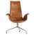 Metal Mid-Century Modern Office Chair in Leather from Preben Fabricius & Jørgen Kastholm, 1960s For Sale - Image 7 of 7