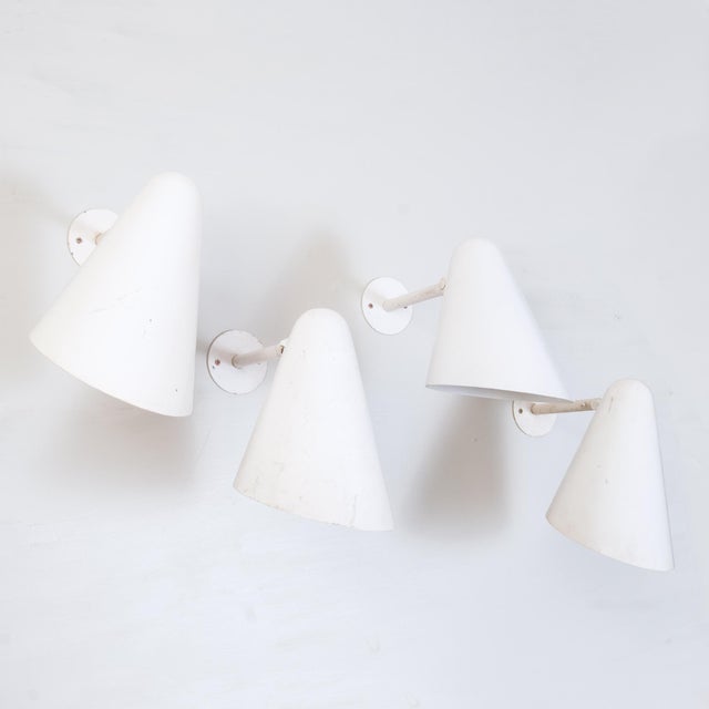 Adjustable Wall Lamps by Louis Poulsen, Denmark, 1960s, Set of 2 For Sale - Image 3 of 9