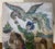 Sand Exquisite Vintage Persian Qajar Style Ceramic Tile: Prince on Horseback For Sale - Image 8 of 16