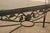 Metal Vintage Glass Top Wrought Iron Patio Table For Sale - Image 7 of 18