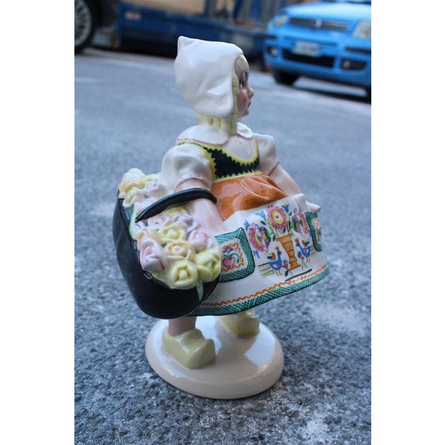 Girl Figurine in Ceramic, 1930, in Flawless conditions. Designed 1920 to 1949 This piece has an attribution mark, I am...