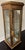 Neiman Marcus Italian Antiquated Gold-Gilt Pedestal Small Curio Cabinet Vitrine Display. Handcrafted wood composite or...