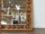 Wood Pair of Painted Wood Mirrors with Bamboo Frames and Tribal Motif Detailing For Sale - Image 7 of 12