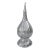 Vintage Moroccan Silver Hand-Engraved Table Lamp For Sale