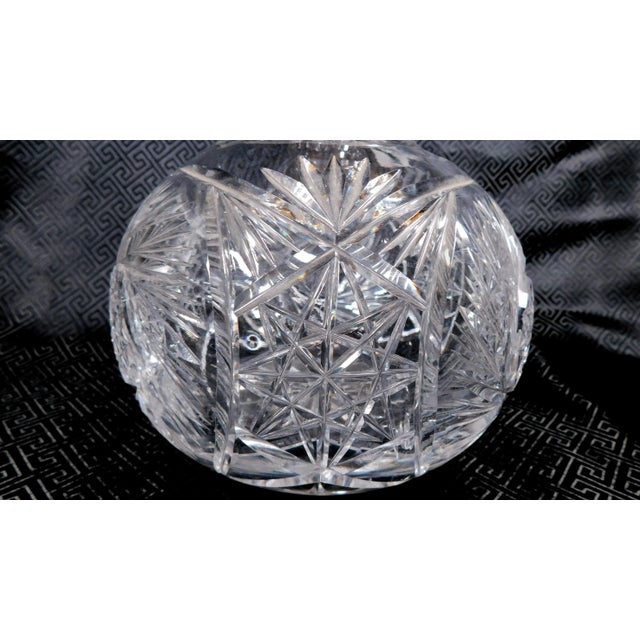 Contemporary 1960s Cut Crystal Carafe For Sale - Image 3 of 4