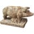 Hand-Crafted Petite Stone Pig, Garden Ornament measures 15 inches wide and 8 inches tall