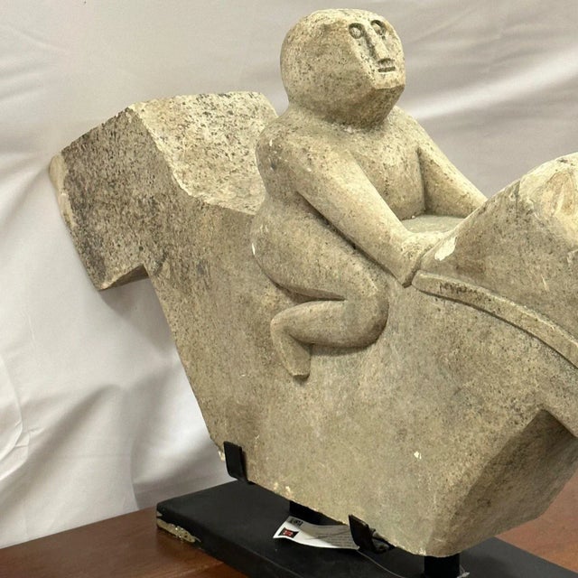 置物 Primitive Sculpture Primitive Statue, Primitive Figure, Handmade, Hand Carved