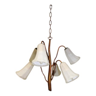 Cierre Studio Murano White Glass Pendant Lamp For Sale