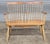 Store Item: Windsor Bench Solid Cherry Bench Bench Made by W.A. Mitchell Temple, Maine Description: Bench features a split...
