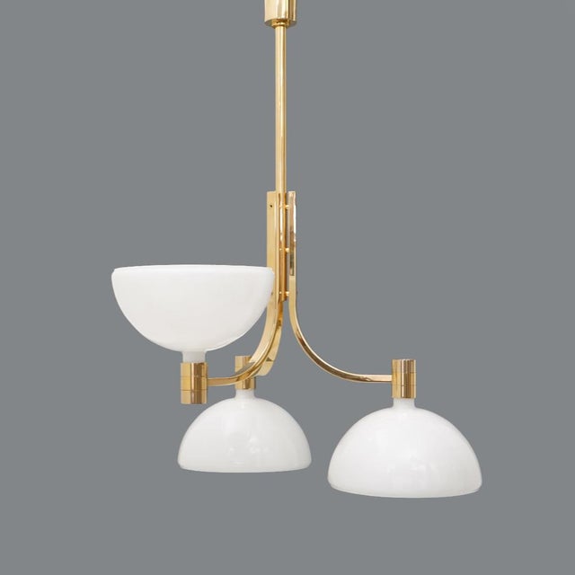 1970s Gold-Plated As/Am Ceiling Light by Franco Albini and Franca Helg for Sirrah, 1970s For Sale - Image 5 of 16