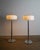 Anders Pehrson Mid-Century Swedish White & Chrome Knubbling Floor Lamps by Anders Pehrson for Ateljé Lyktan, 1970s, Set of 2 For Sale - Image 4 of 9