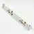 Silver Mid-Century Tubular Murano Glass Sconce from Hillebrand, Germany, 1970s For Sale - Image 8 of 11