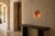 A distinctive vintage Moroccan wall-light shade handcrafted in Marrakech circa 1980, this sculptural piece combines hand-...