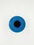 Mid-Century Modern 1960s Aldo Londi for Bitossi Rimini Blu Circle-Motif Ceramic Vase For Sale - Image 3 of 4