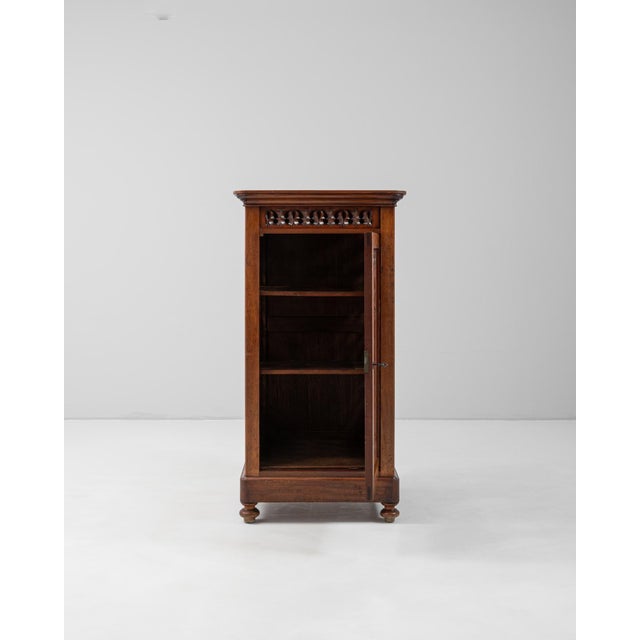 19th Century French Original Patinated Wooden Cabinet For Sale - Image 17 of 18