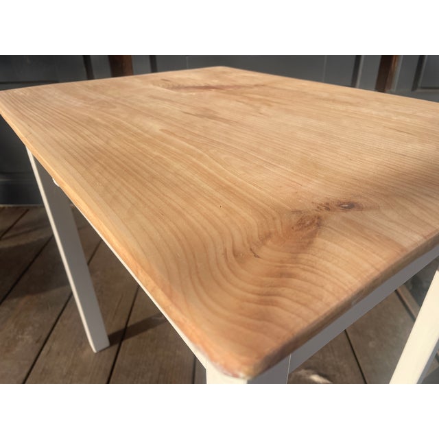 Wood Antique Side Table, 1890s For Sale - Image 7 of 15