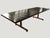 Modern Andrianna Shamaris French Polished Cube Base Dining Table For Sale - Image 3 of 5