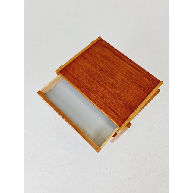 Mid-Century Danish Teak Bedside Tables, 1960s For Sale - Image 9 of 15
