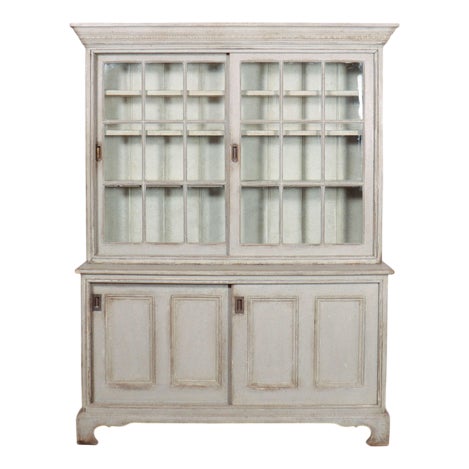English Painted Kitchen Dresser For Sale