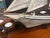 Model Sailboat in Wood and Fabric, 1960s For Sale - Image 4 of 10