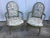 Gustavian (Swedish) Vintage Gustavian Painted Green Chairs - W/ New Upholstery For Sale - Image 3 of 11