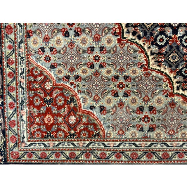 4ft X 6ft Persian Tabriz Mahi Wool & Silk Area Rug For Sale - Image 9 of 12