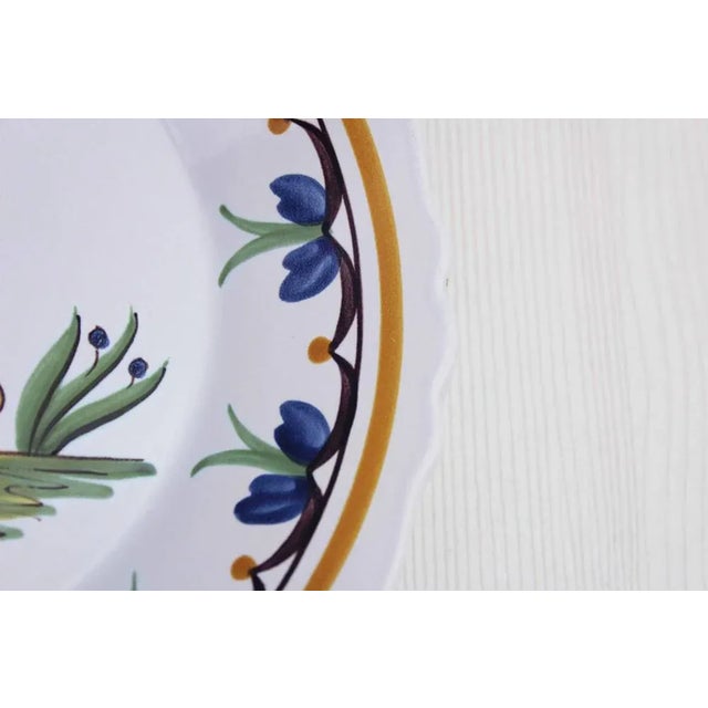 Earthenware Plate, France, 20th Century For Sale - Image 4 of 9
