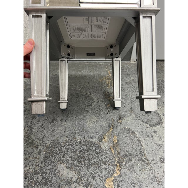 Pier 1 Hayworth Mirrored Vanity + Stool Set Chairish