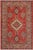 Rustic Super Kazak Rust/Beige Wool Rug - 5'4'' X 7'7'' For Sale - Image 10 of 10