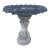 Antique English Estate Style Scalloped Cast Stone Birdbath - 2 Piece - Asheville Nc Estate Rescue For Sale