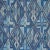 Schumacher Kuzma Fabric in Blue For Sale