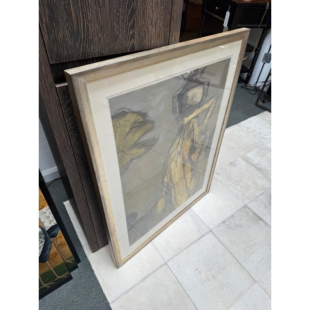Early 21st Century Jean- Rene Jerome Woman With Pot Artwork, Signed For Sale - Image 5 of 11