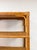 Vintage Coastal Hollywood Regency Tortoise Bamboo Shelf, Wicker Shelving For Sale - Image 11 of 14