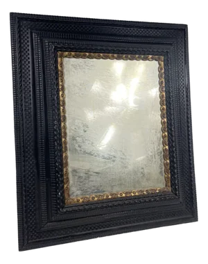 Antique Frenhc Mercury Glass Mirror