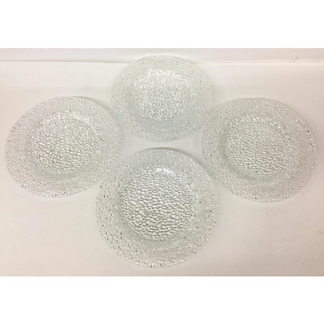 Glass Dessert Plates - Set of 4 For Sale - Image 10 of 10