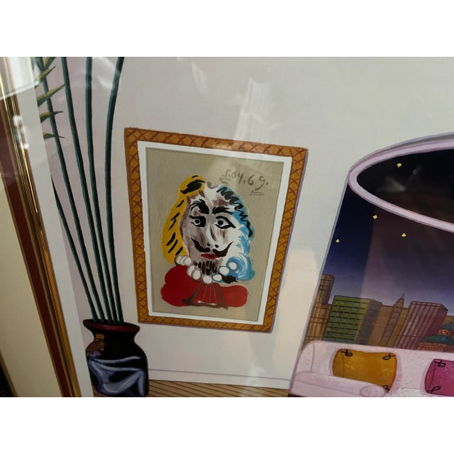 2000 - 2009 Postmodern Fanch (Francois Ledan) "Oval Lounge" Serigraph, Signed & Numbered For Sale - Image 5 of 13