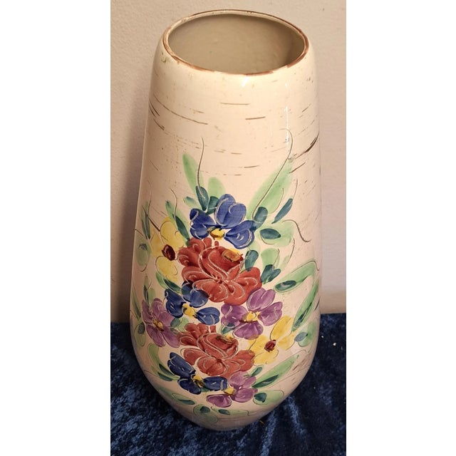 Large Vintage German Ceramic Vase, 1970s For Sale - Image 3 of 5
