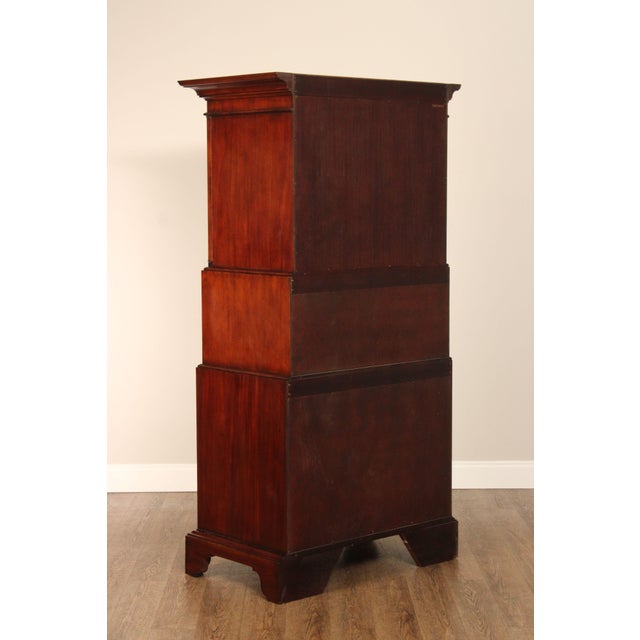 Baker Milling Road Georgian Style Mahogany Triple Chest For Sale - Image 12 of 12