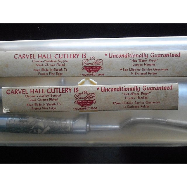 Mid 20th Century Vintage Mid 20th C. Carving Set-Chrome Plated Surgical Steel For Sale - Image 5 of 6