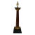 Currey & Company Classical Wood Column Table Lamp For Sale