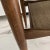 Midcentury Modern Side Table With Wood Base a Wood Grain Laminate Top and a Woven Cane Lower Shelf For Sale - Image 10 of 11