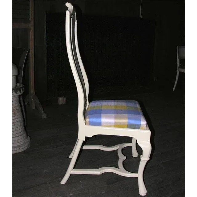 Asian Style Queen Anne Side Chair For Sale - Image 4 of 8