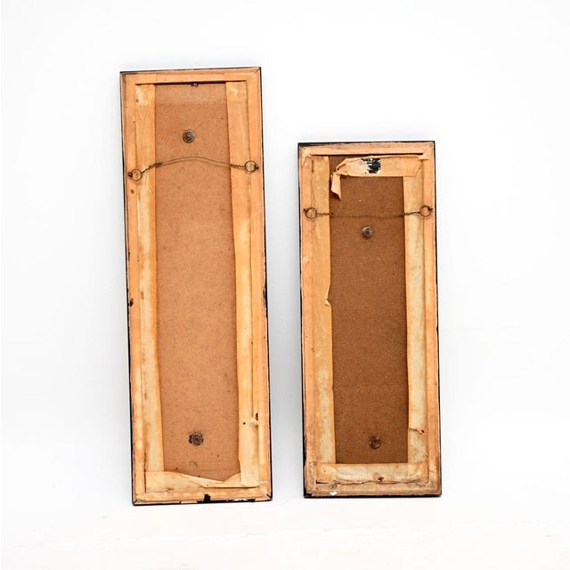 Metal Vintage Framed Bronze Nude Wall Sculptures by Giovanni Schoeman, 1960, Set of 2 For Sale - Image 7 of 9