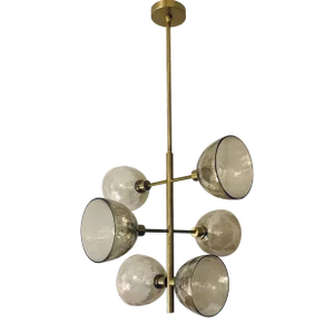 Arteriors Modern Brass Finished Norwich Chandelier